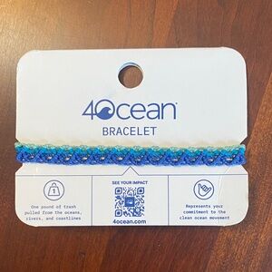 4Ocean bracelet. Funds a global Ocean Cleanup. NWT